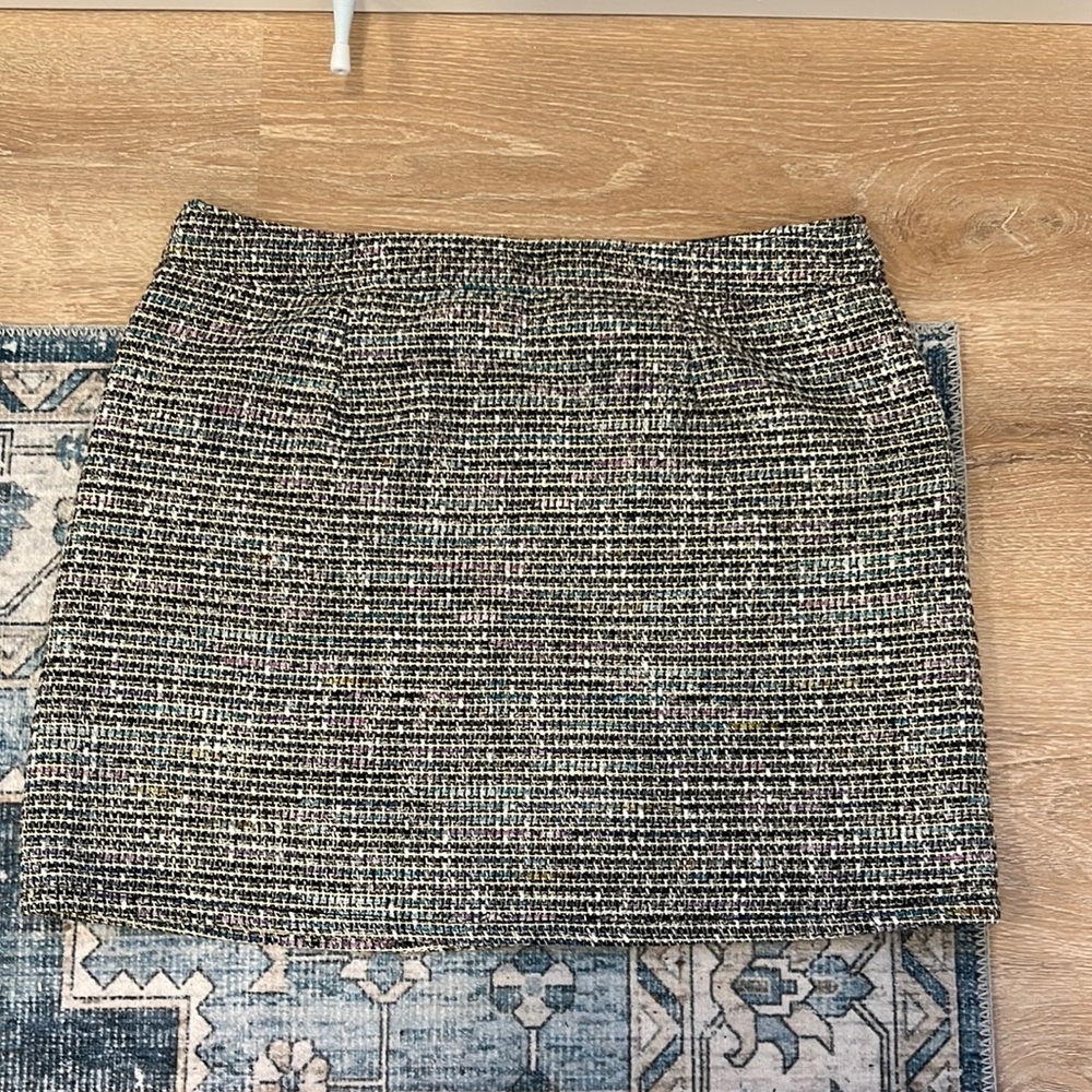 NWT LOFT Tweed Sparkle Skirt